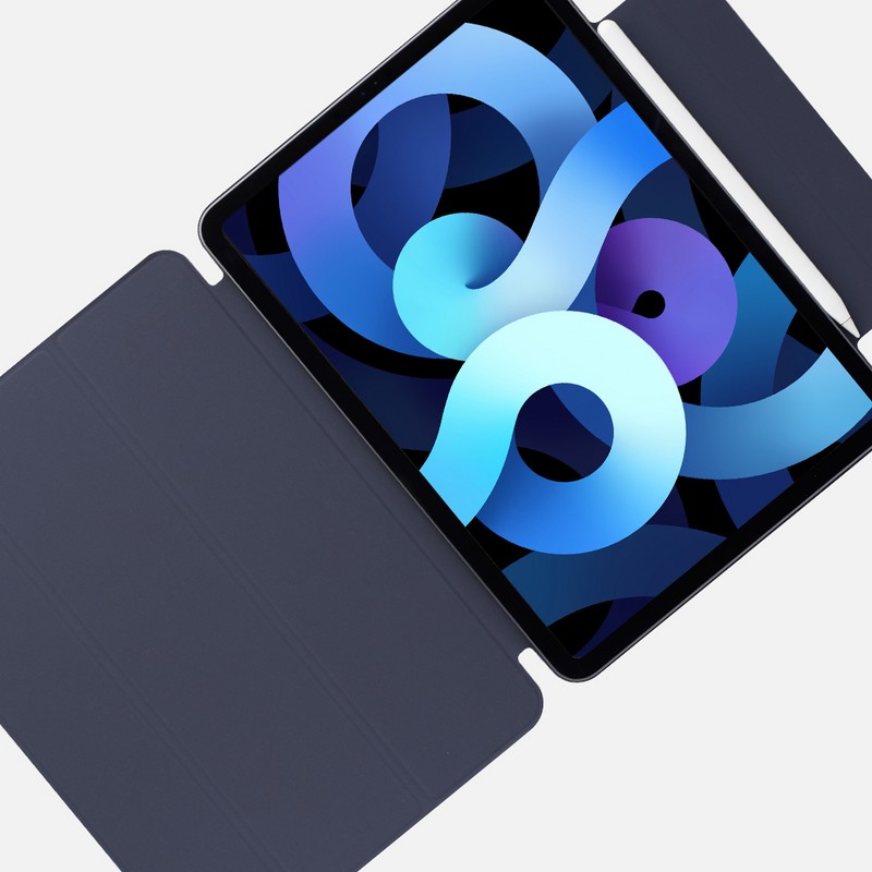 Чехол-подставка Deppa Wallet Onzo Magnet для iPad Air (10.9") 2020г. Soft touch 2.0мм (D-88066) Темно-синий