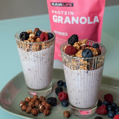 Гранола протеиновая "PROTEIN GRANOLA BERRIES" Raw Life 220 г