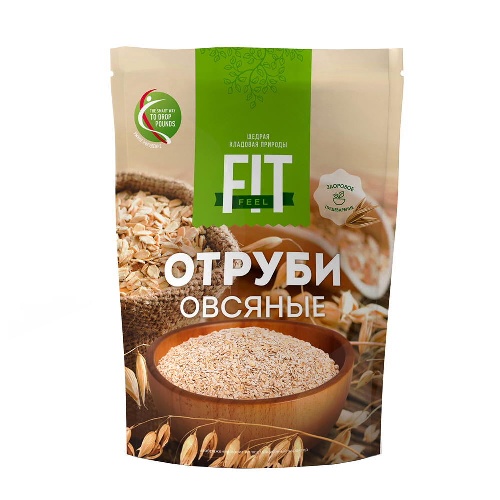 Отруби овсяные Fit Parad 400 г