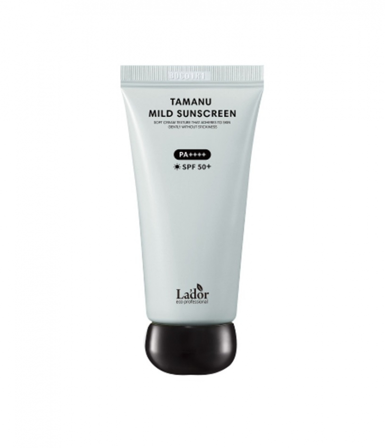 LA'DOR TAMANU MILD SUNSCREEN Мягкий гипоаллергенный солнцезащитный крем с маслом Таману 50мл