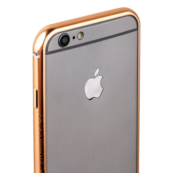 Бампер металлический iBacks Venezia Aluminum Bumper for iPhone 6s/ 6 (4.7) - (ip60078) Champagne Gold - Золото