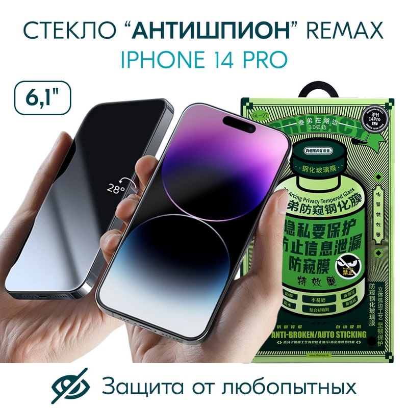 Стекло антишпион для iphone