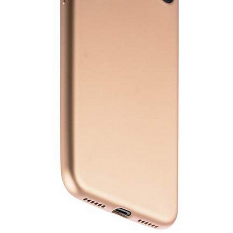 Чехол-накладка силиконовый J-case Delicate Series Matt 0.5mm для iPhone XS/ X (5.8") Золотистый