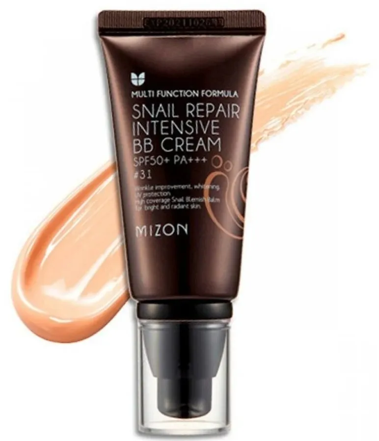 MIZON Snail Repair Intensive BB Cream SPF50+ РА+++ #31 ББ-крем с экстрактом муцина улитки 50мл