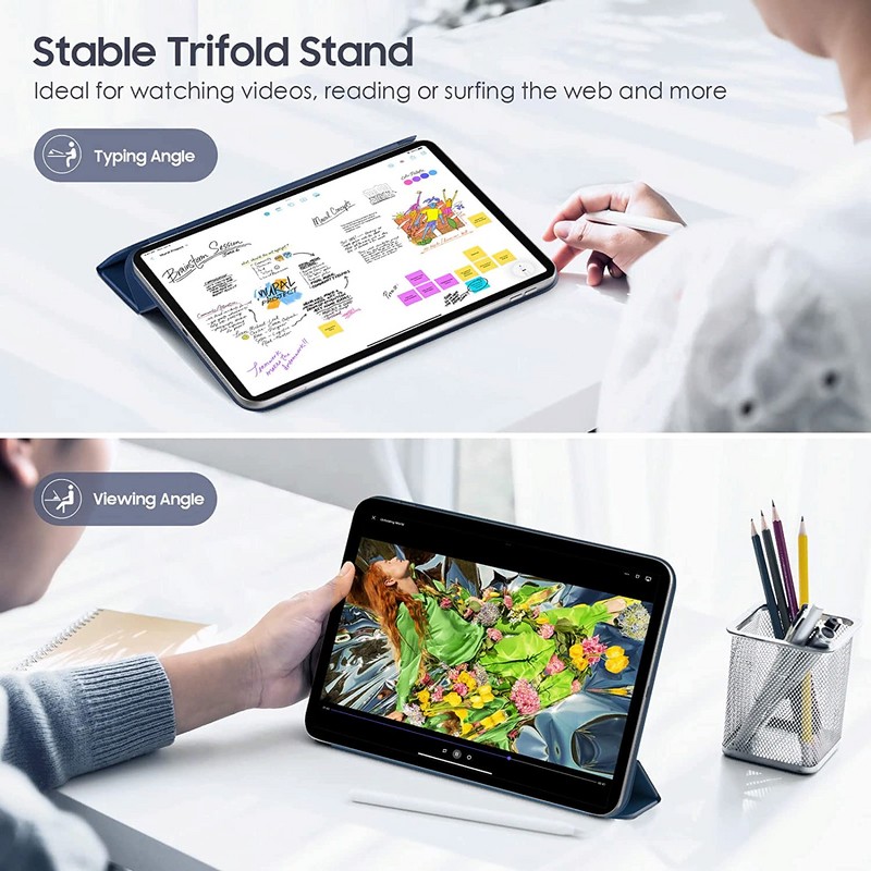 Чехол-книжка Smart Folio iPad 10.9" 2022г. (10-го поколения) Dark blue - Темно-синий