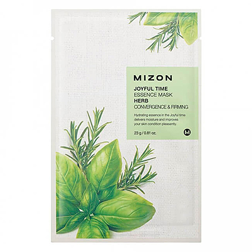 MIZON Joyful Time Essence Mask Herb Тканевая маска для лица с комплексом травяных экстрактов 23г