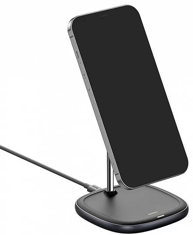 Беспроводное зарядное устройство Baseus Swan для Apple iPhone 12 Series Wireless Charger (WXSW-01) Черный