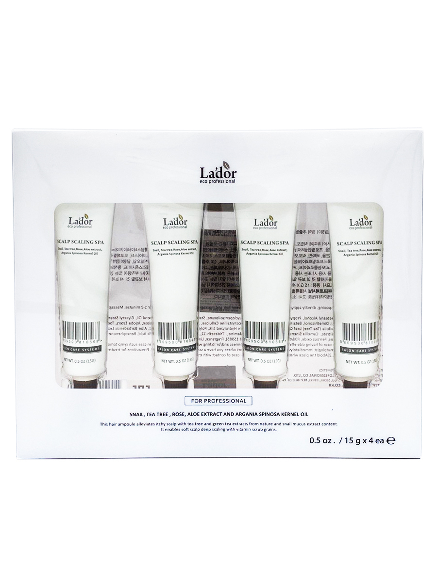 La'dor Scalp Scaling Spa Пилинг для кожи головы 4*15г