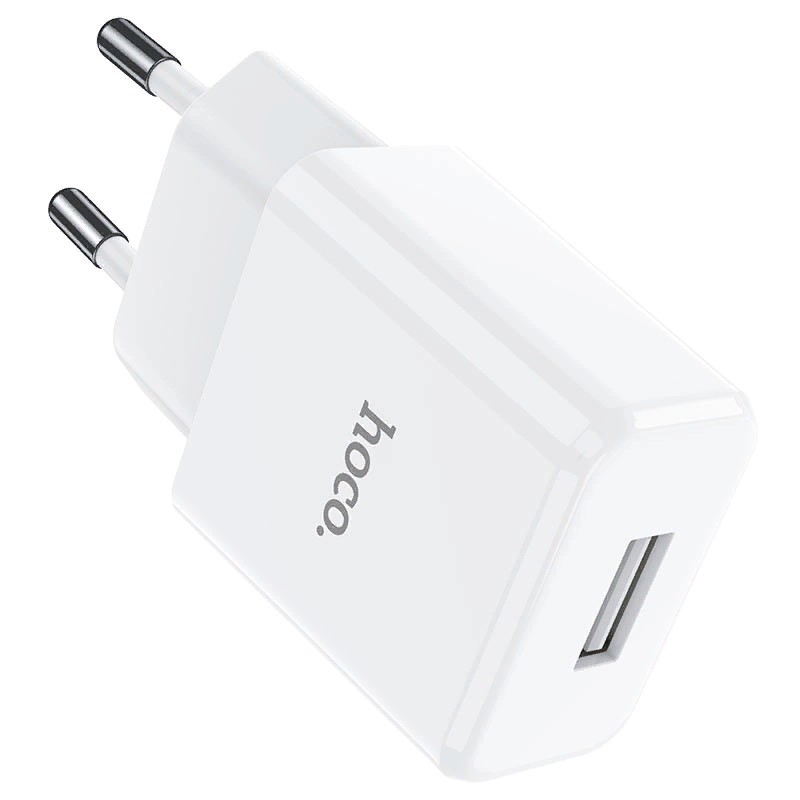 Адаптер питания Hoco N9 Especial single port charger Apple&Android (USB: 5V max 2.1A) Белый