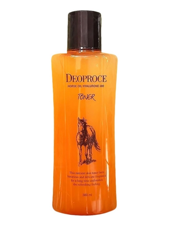 DEOPROCE HORSE OIL HYALURONE 380 TONER Питательный тонер для лица с лошадиным жиром и гиалуроновой кислотой