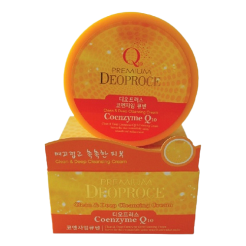 Deoproce Крем для лица очищающий - Premium clean & deep coenzyme Q10 cleansing cream, 300мл