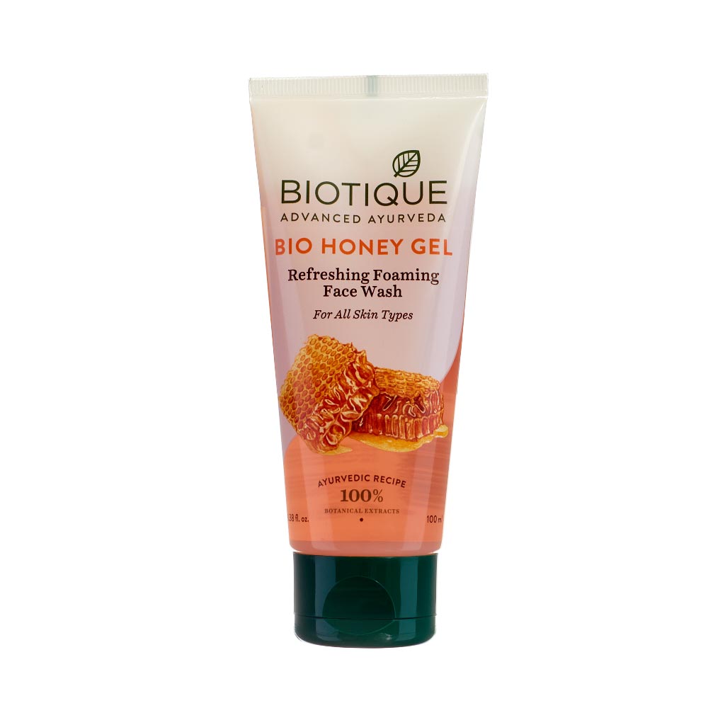 Увлажняющий гель для умывания с мёдом (HONEY GEL REFRESHING FOAMING FACE WASH) Biotique | Биотик 100 мл