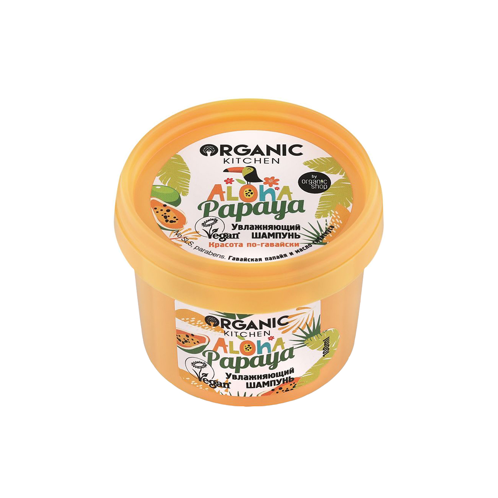 Шампунь "Aloha papaya", увлажняющий Organic Kitchen 110 г 100 мл