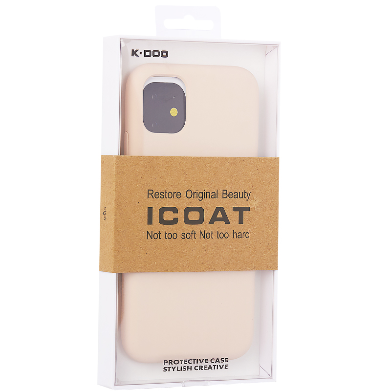 Чехол-накладка силиконовая K-Doo iCoat Liquid Silicone для iPhone 11 (6.1") Розовый песок