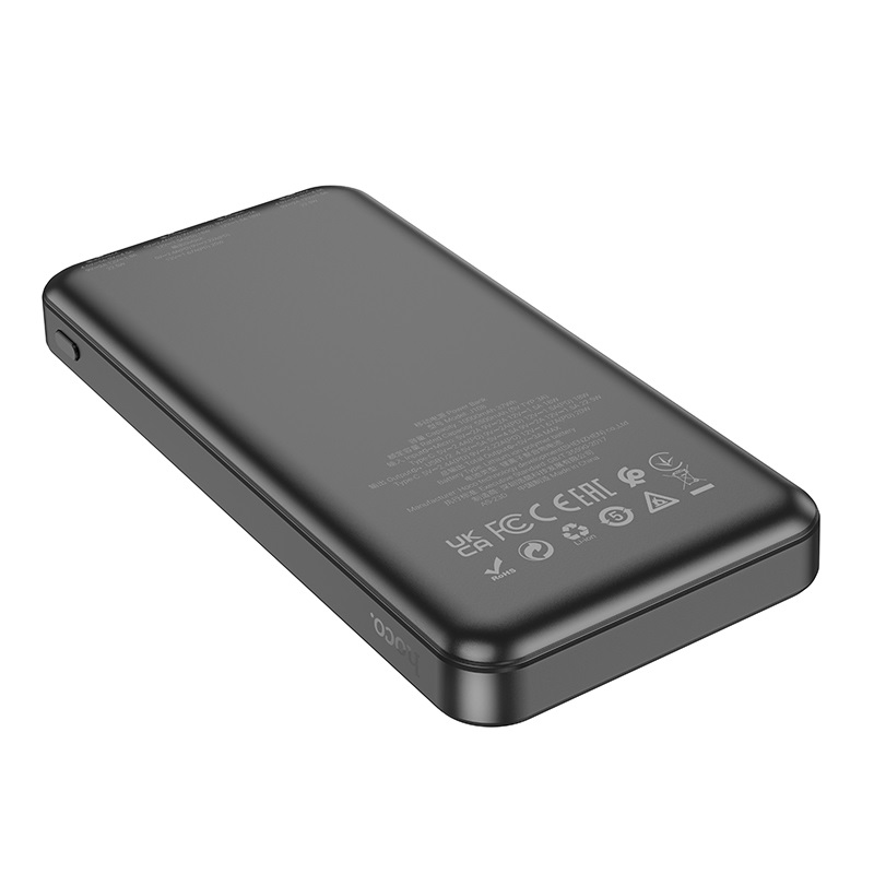 Аккумулятор внешний универсальный Hoco J108 10000 mAh Universe PD22.5W+QC3.0 power bank (2USB:5V-3A/ Type-C: 5V-3A) Черный