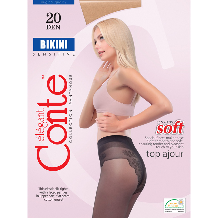 Conte Колготки женские BIKINI 20 р.3 bronz