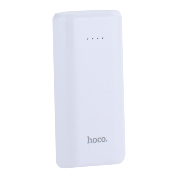 Аккумулятор внешний универсальный Hoco B35A-5200 mAh Entourage mobile Power bank (USB: 5V-1.0A) White Белый