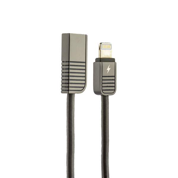 USB дата-кабель Remax Linyo Series Cable (RC-088i) LIGHTNING 2.1A круглый (1.0 м) Черный