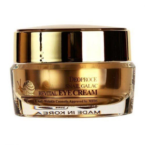 DEOPROCE SNAIL GALAC REVITAL EYE CREAM Восстанавливающий крем для кожи вокруг глаз с муцином улиитки и галактомисисом