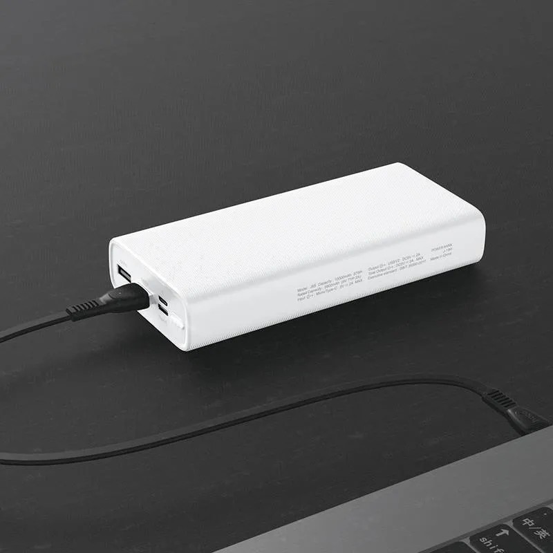 Аккумулятор внешний универсальный Hoco J55 10000 mAh Neoteric mobile power bank (2USB:5V-2.0A Max) Белый