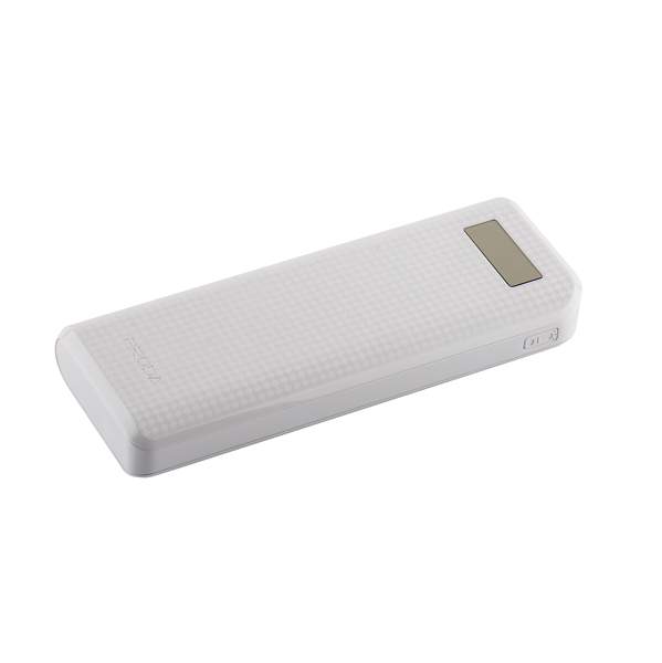 Аккумулятор внешний универсальный Remax PPL 12- 20000 mAh Box power bank (2USB: 5V-2.0A&5V-1.0A) White Белый