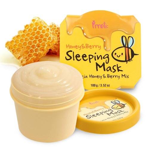 Prreti Маска для лица с медом - Honey&berry sleeping mask, 100г