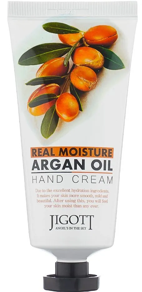 Комплект Крем для рук с аргановым маслом - Real moisture argan oil, Jigott  3 шт по 100 мл (300 мл)