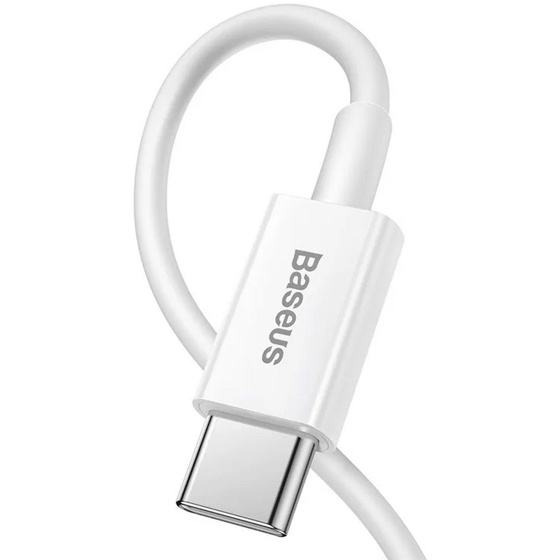 USB дата-кабель Baseus Superior Series Fast Charging Data Cable Type-C - Lightning 20W (CATLYS-A02) 1.0м Белый