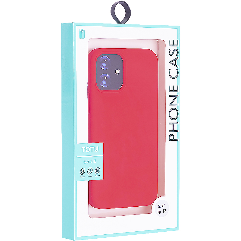 Чехол-накладка силиконовый TOTU Outstanding Series Silicone Case для iPhone 12 mini 2020 г. (5.4") Красный