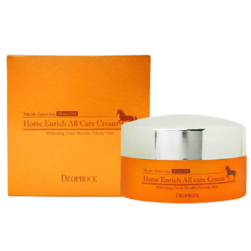 Deoproce Крем питательный с лошадиным жиром - Horse enrich all care cream, 100г