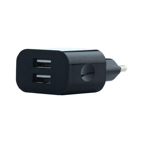 Адаптер питания BoraSCO charger B-20648 (2USB: 5V/2.1A) Черное