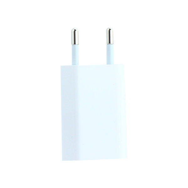 Адаптер питания USB 5Вт для всех моделей iPhone/ iPad mini/ iPod, (foxconn) 1000 mA