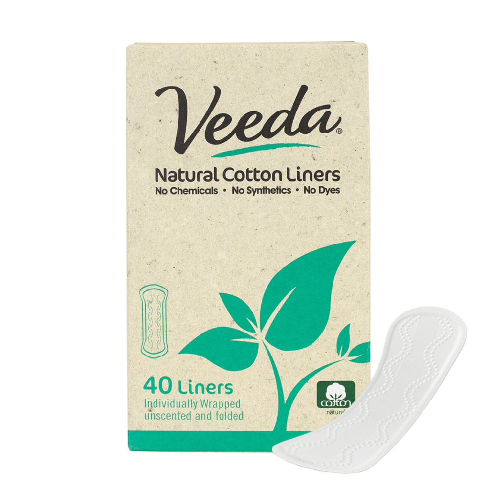 Прокладки ежедневные "Veeda" Natural Cotton Liners с натуральным хлопком Veeda 138 г