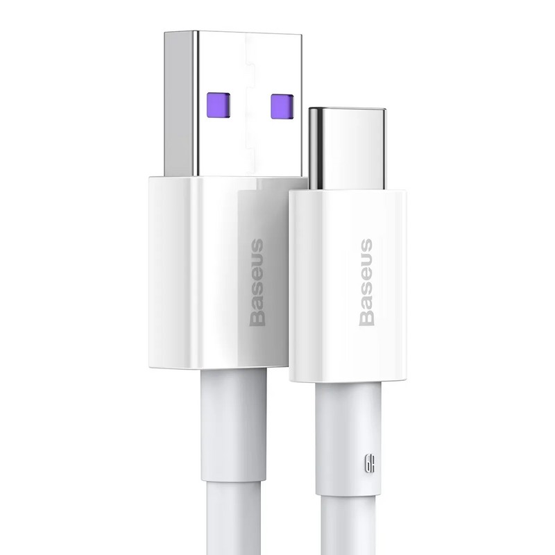 USB дата-кабель Baseus Superior Series Fast Charging Data Cable Type-C 66W (CATYS-02) 1.0м Белый