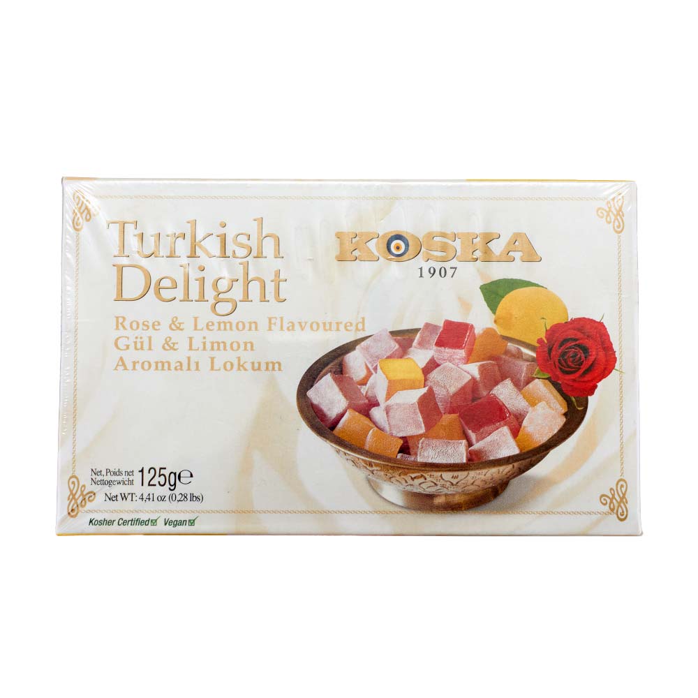 Рахат-лукум со вкусом розы и лимона (Turkish Delight) Koska | Коска 125г