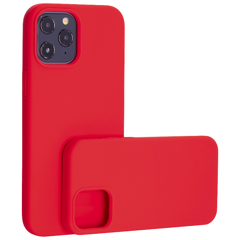 Чехол-накладка силиконовый TOTU Outstanding Series Silicone Case для iPhone 12 Pro Max 2020 (6.7") Красный