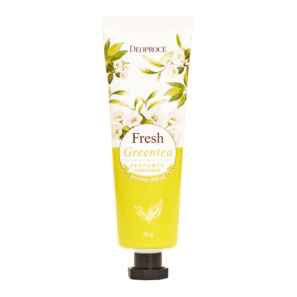 DEOPROCE FRESH GREENTEA PERFUMED HANDCREAM Крем для рук с ароматом зелёного чая