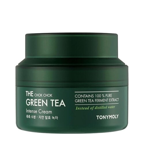 Tony Moly Крем для лица с зеленым чаем - The Chok Chok green tea watery cream, 60мл