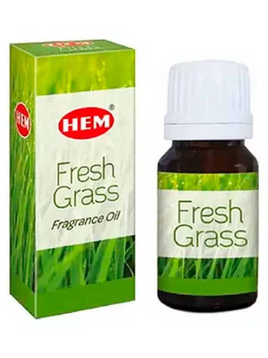 Hem Fragrance Oil Fresh Grass Ароматическое масло Свежая Трава 10мл