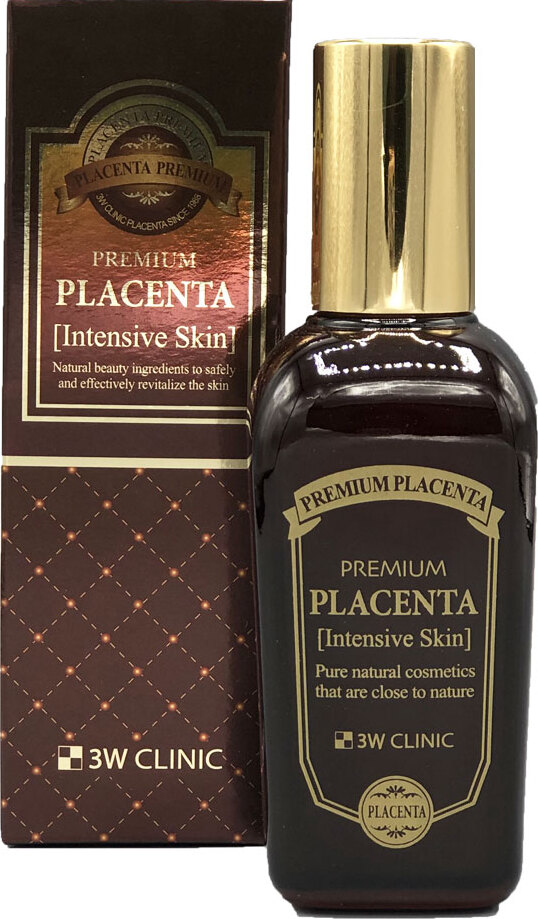 3W CLINIC Premium Placenta Intensive Skin Омолаживающий тонер для лица с экстрактом плаценты