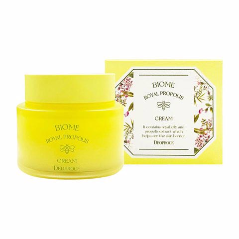 DEOPROCE BIOME ROYAL PROPOLIS CREAM Антивозрастной крем для лица с экстрактами маточного молочка и прополиса