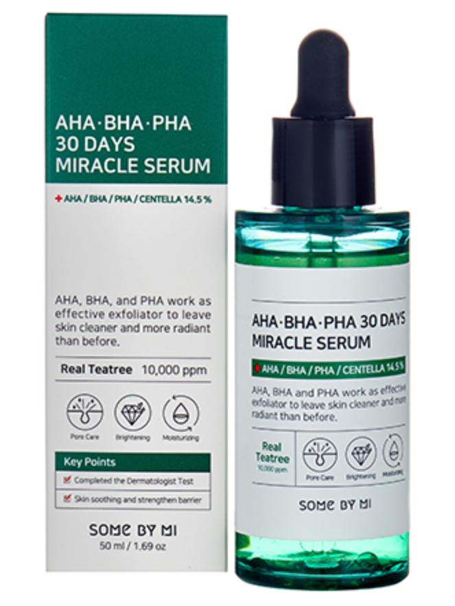 Some By Mi Сыворотка для лица - AHA-BHA-PHA 30 days miracle serum, 50мл