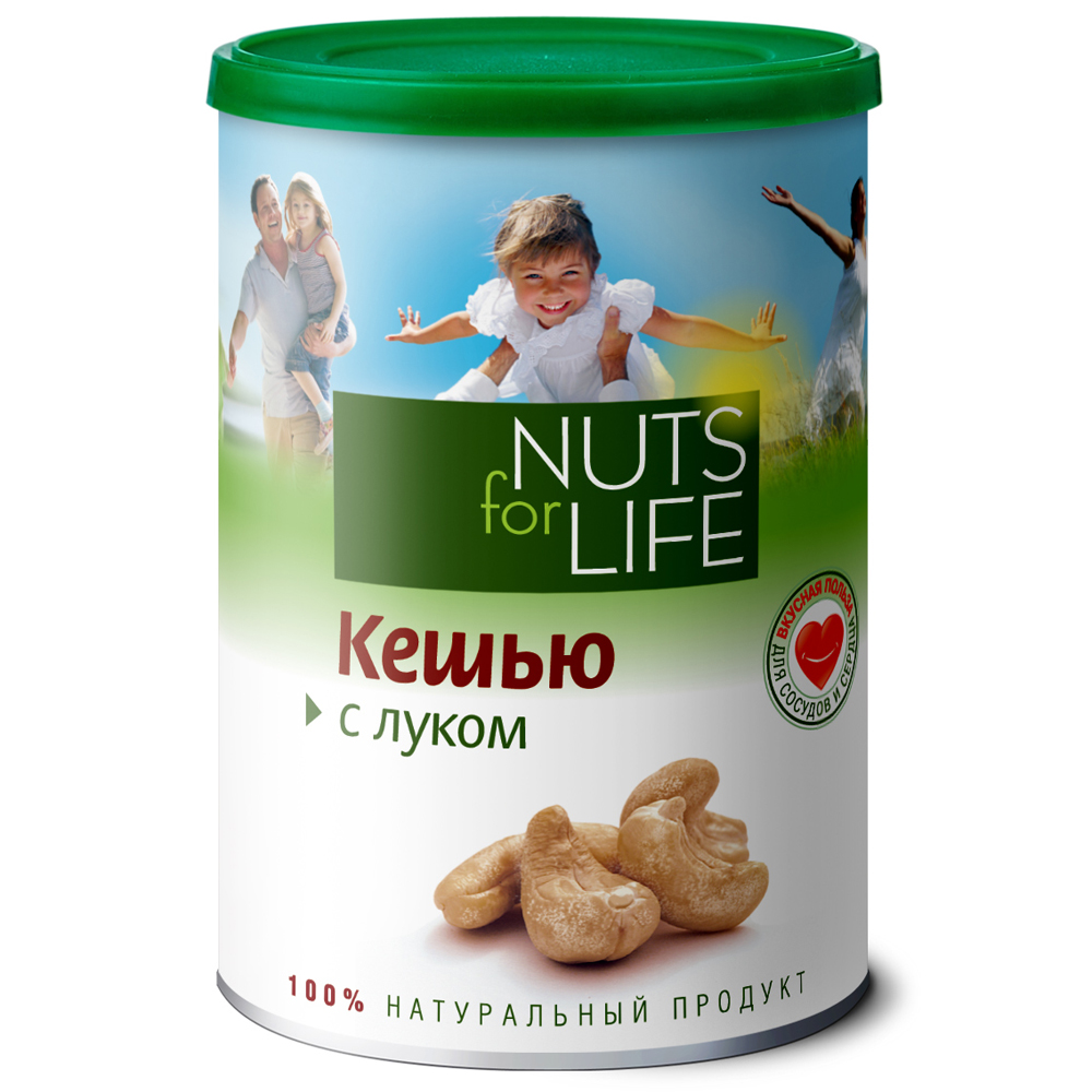 Кешью с луком Nuts for life 200 г