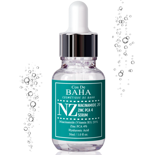 Cos De BAHA Сыворотка укрепляющая для сужения пор - Niacinamide 20 zinc pca 4 (NZ), 30мл