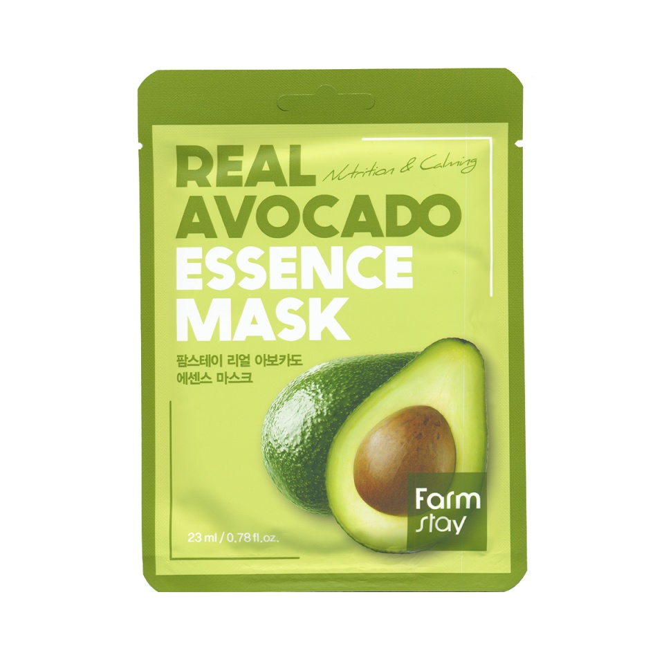 FarmStay Маска тканевая для лица с экстрактом авокадо - Real avocado essence mask, 23мл