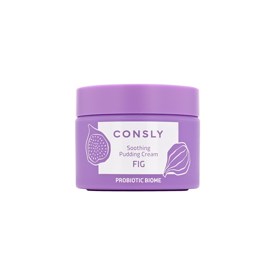 Consly Probiotic Biome Soothing Fig Pudding Cream Успокаивающий крем с экстрактом инжира для нормальной, сухой, чувствительной кожи 50мл