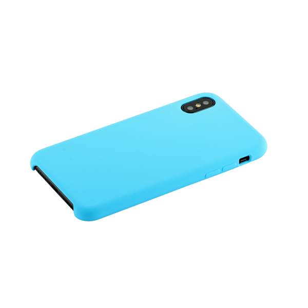 Чехол-накладка силиконовый Hoco Silicone Case для iPhone XS/ X (5.8") Голубой