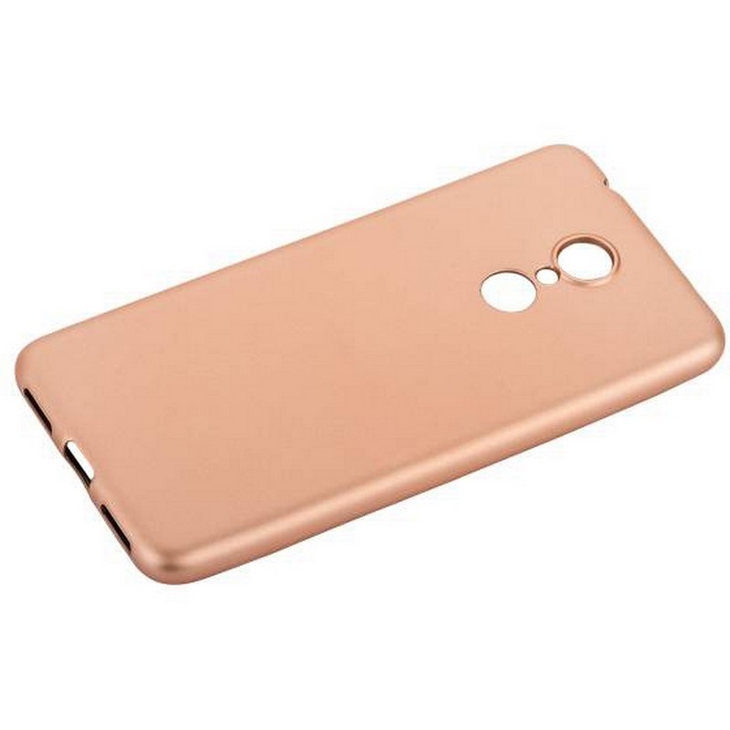 Чехол-накладка силиконовый J-case Delicate Series Matt 0.5mm для Xiaomi Redmi 5 (5.7") Розовое золото