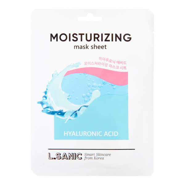 L.SANIC Hyaluronic Acid Moisturizing Mask Sheet Увлажняющая тканевая маска с гиалуроновой кислотой