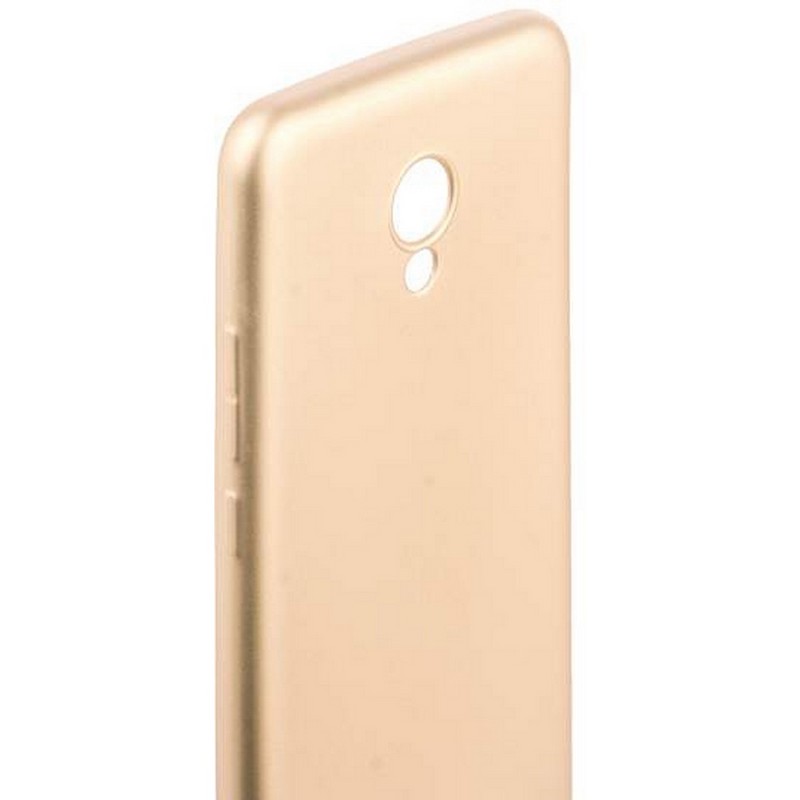 Чехол-накладка силиконовый J-case Delicate Series Matt 0.5mm для Meizu M5 (5.2") Золотистый